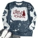 thumbnail image 5 of Sudadera de Cuello Redondo de Navidad Para Mujer, Tops Casuales de Moda, Jersey de Manta Con Lazo Estampado de Manga Larga, Jersey Odeerbi  ODB197407, 5 of 6