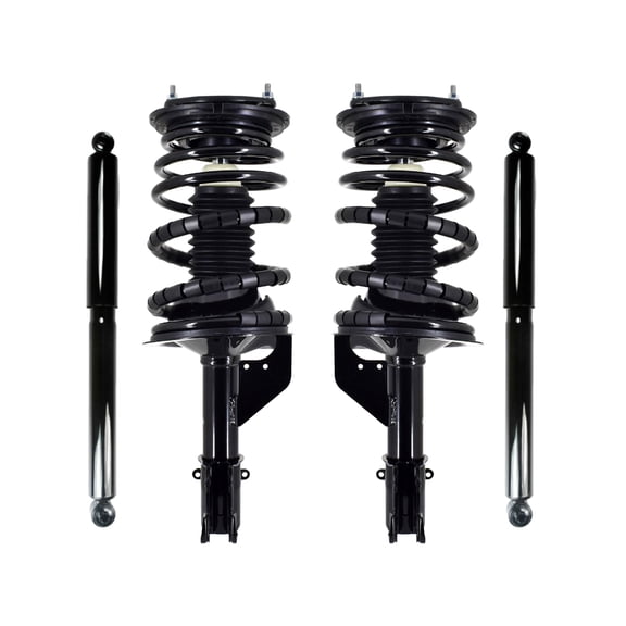 Set 4 Front Quick Complete Strut-Coil Spring-Rear Shock Absorber For 1989-1994 Dodge Shadow