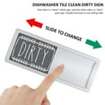 thumbnail image 4 of OUSITAID Dishwasher Clean Dirty Sign Strong Magnetic Dishwasher Magnet Non-Scratch Simple Sliding Dishwasher Indicator, 4 of 5