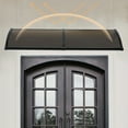 thumbnail image 3 of 78.7*23.6in Front Door Arch Rainshed Canopy Outdoor Sun Protection Arch Awning 200cm*60cm, 3 of 34