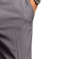 thumbnail image 4 of hotojiny Men's Suits 2 Piece Set Casual Regular Fit Short-Sleeve Shirt and Pants Set for Office Business Wedding(Gray,3X-Large), 4 of 5