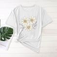thumbnail image 5 of Sokhug Women's Fashion T-Shirts Funny Fish Graphic Crew Neck Tees Summer Casual Lightweight Breathable Athletic Tops, 5 of 6