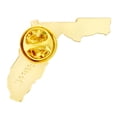 thumbnail image 3 of PinMart Florida Shape Flag Enamel Pins – Gold Plated US State Lapel Pins - 25 Pack, 3 of 7