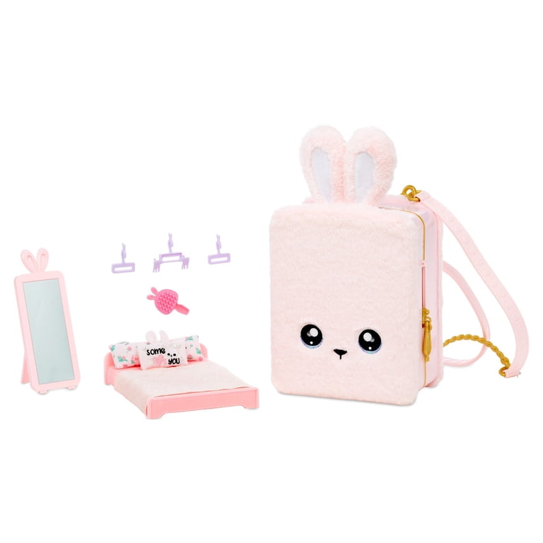 Na! Na! Na! Surprise 3-in-1 Backpack Bedroom Pink Bunny Playset