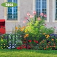 thumbnail image 2 of Valla De Riel De Plástico Para Jardín, 5 Uds., Protección Protectora Desmontable, Ribete, Decoración De Borde Para Patio De Césped Al Aire Libre Vogacara HA035194-00, 2 of 6