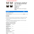 thumbnail image 2 of Front Brake Pad Set - Compatible with 2013 - 2015 BMW 335i xDrive Sedan 2014, 2 of 2