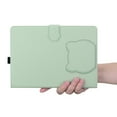 thumbnail image 5 of ELEHOLD Premium Flip Case for Samsung Galaxy Tab S9 FE+ / S10+ / S9+ / S8+, TPU+ PU Leather Cute Kitten Shockproof Magnetic Flip Kickstand Multi-Angle Card Slot Automatic Sleep Case,Green, 5 of 12
