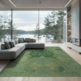 thumbnail image 2 of ODIKA 8'x10' Washable Area Rug Non-Shedding, Easy Care, Golf Koi Bug Woodland Plant Motif Sage Pond Cartoon Butter Cubicle for King Size Bedroom Under Bed, Master Suite, 2 of 7