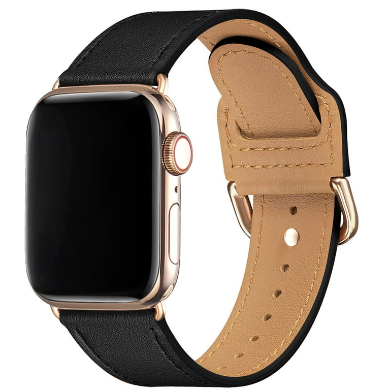 Ladies leather strap for Apple Watch Series 7 6 SE 8 41mm 45mm