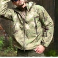thumbnail image 5 of IROINNID Men's Hoodie Storm Jacket Long Sleeve Camoflage Casual Warm Fleece Waterproof Soft Outdoor Jacket, 5 of 9