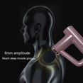 thumbnail image 4 of Massage Gun  Handheld Deep Tissue Percussion Muscle Massager   with 6 Adjustable Speed and 4 Heads for Athletes Pain Relief  Black, 4 of 8