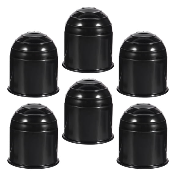 UPOUART 6pcs Tow Hitch Ball Cover Nylon Black Extend Lifespan RV Owners Travel