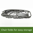 thumbnail image 5 of Mainstays Outdoor Wicker Patio Hanging Egg Chair, Gray, 5 of 9