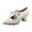 White, variant on Women's Versatile Everyday Stylish Comfortable Heels For Casual Wear With Classic Design All Occasions