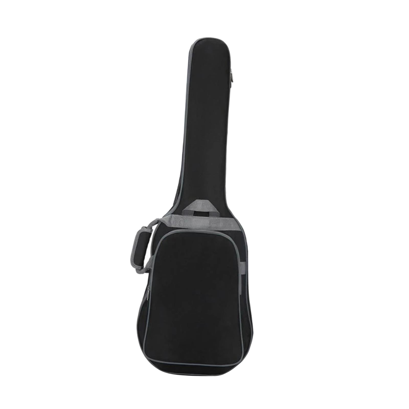 LeeQinersw Acoustic Guitar Bag Carry Case with Pockets Guitar Gig Bag Brass Case