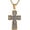 Gold-Small, variant on Eastern Orthodox Cross Necklace for Men Women Retro Religious Jesus Crucifix Byzantine Cross Christian Pendant Jewelry Gift