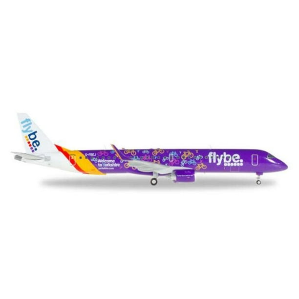 Herpa 200 Scale Commercial Private E558297 Flybe ERJ195 Welcome to