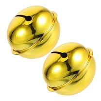 MLINS 2pcs DIY Metal Craft Bells for Holiday Decorations Small Bells for Crafts Bell Ornaments Small Vintage Bells Crafting Bells Metal Bells