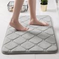 thumbnail image 1 of VBXOAE Absorbent Non Slip Bathroom Door Mat Machine Washable Polyester Fiber Soft Floor Mat for Bedroom and Living Room Comfort, 1 of 6