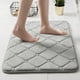 thumbnail image 1 of Alfombra Absorbente Para Piso, Alfombra De Baño Antideslizante Lavable a Máquina De Fibra De Poliéster Gris, Tamaño 40 X 60 Con Textura Suave Y Gruesa Para Un Secado Rápido Y,Vsgery, 1 of 6