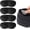 Black, variant on Heel Grips for Women and Men, Self-Adhesive Heel Cushion Inserts Prevent Heel Slipping, Improve Shoes Too Big, Rubbing, Blisters, Foot Pain- 2pairs+ Extra 1pair(Grey)