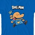 thumbnail image 2 of Dog Man Running Dog with a Cap, Logo on Royal Blue Kids T-Shirt-Small, 2 of 4
