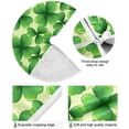 thumbnail image 2 of Coolnut Lucky Clover Christmas Tree Skirt 48", St. Patrick's Day Tree Skirt Double Layers Polyester Easter Tree Skirt for St. Patrick's Day Holiday Party Decoration, 2 of 6