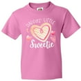 thumbnail image 3 of Inktastic Daddy's Little Sweetie with Pink Heart Cookie Youth T-Shirt, 3 of 5