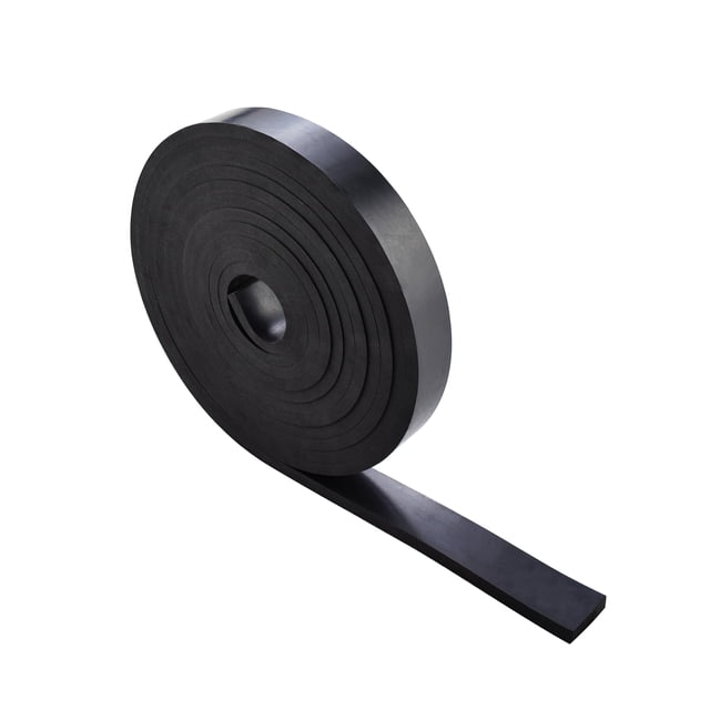 Tiras de goma TEKDOE de neopreno de 0,6 cm de grosor, 2,5 cm de ancho y 3,7 m de largo