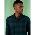thumbnail image 6 of Men Full Sleeve Checkered Casual Shirt, 6 of 7