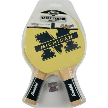 NCAA - Michigan Wolverines Table Tennis Paddle Set