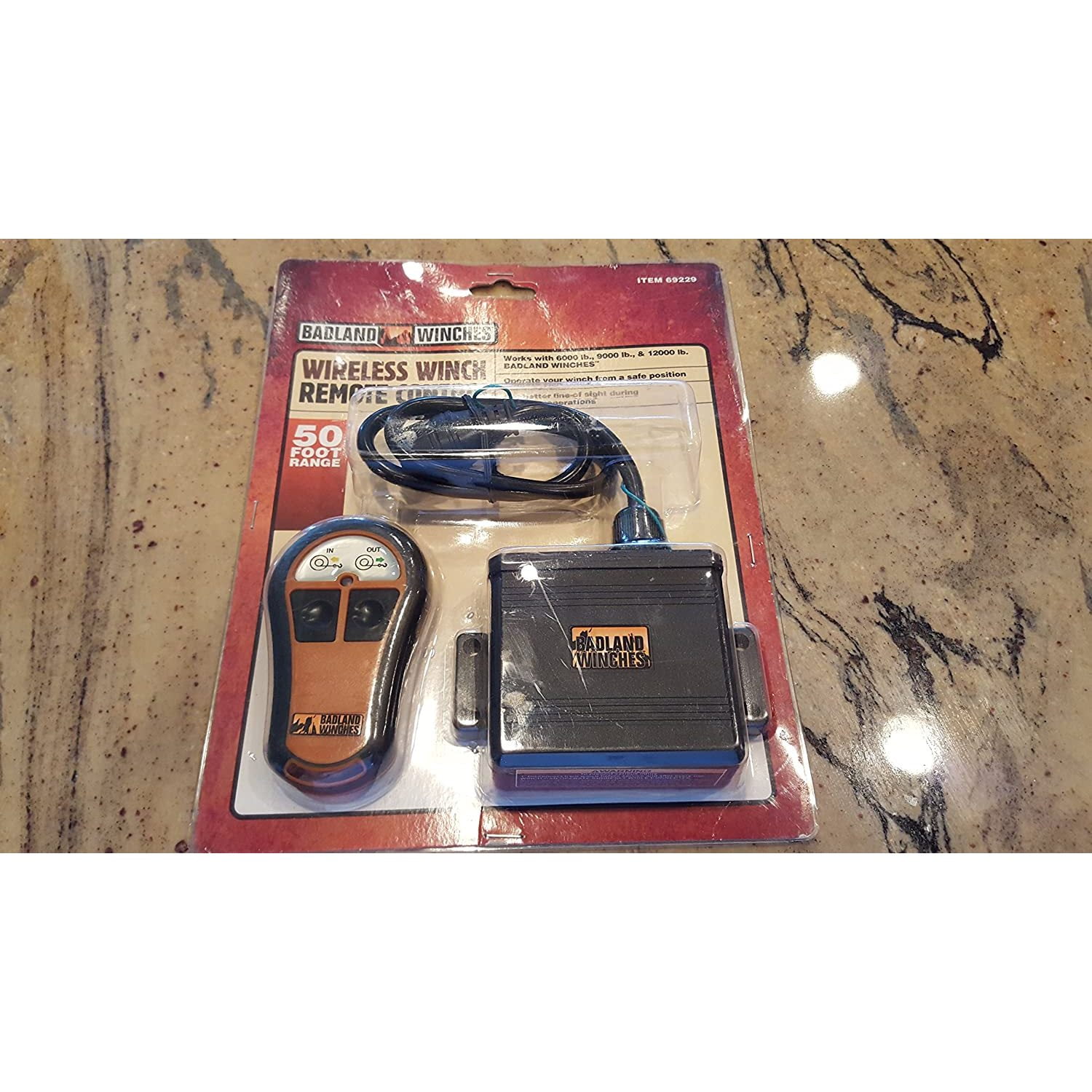 Badland wireless winch remote control by