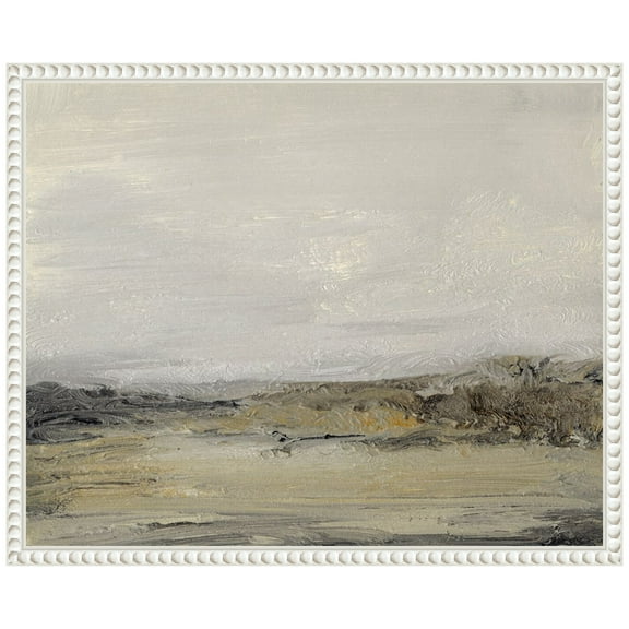 Amanti Art Misty Shoreline II Framed Canvas Wall Art Print