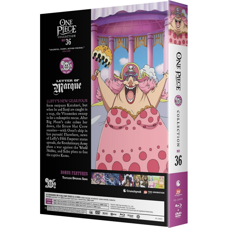 One Piece: Collection 36 (Blu-ray + DVD) New - Walmart.com
