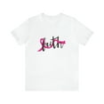 thumbnail image 2 of Faith To Fight And Win Against Breast Cancer Unisex Short Sleeve T-shirts, 2 of 12