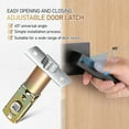 thumbnail image 2 of Adjustable Door Latch Hardware Universal Lock Replacement Part Deadbolt Latch For Interior Front Door Handles, 2 of 8
