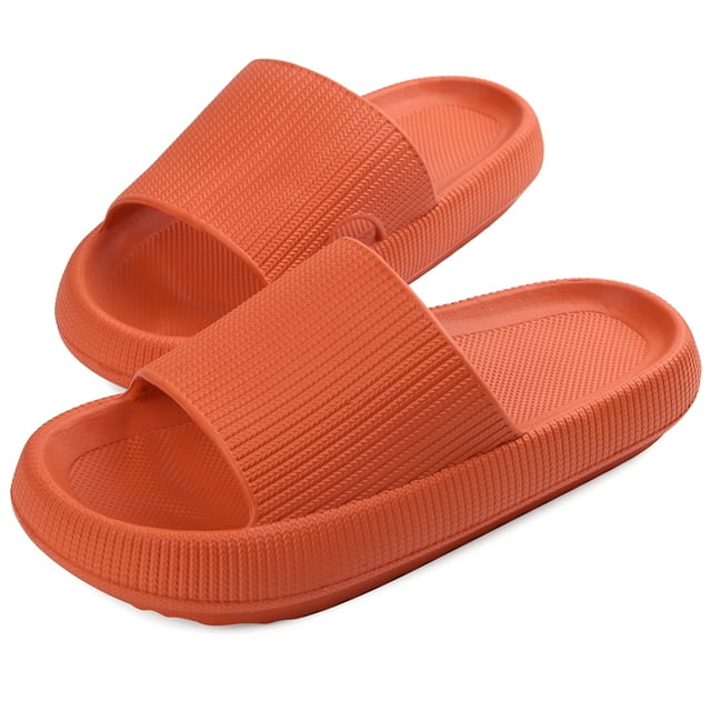 Pillow Slides for Women Men Summer Slip On Slides Soft Thick Sole Non Slip Shower Sandals