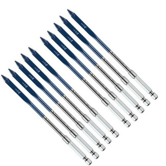 Bosch 10 Pack of 1/4 In. x 6 In. Daredevil Spade Bits - DSB1001B-10PK