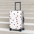 thumbnail image 6 of Xecao Ladybugs Flying On Dotted Route Print Elastic Luggage Cover, Double-sided Print , Perfect for Travel, Business, and Daily Use (Suitcase Not Included)-Small, 6 of 7