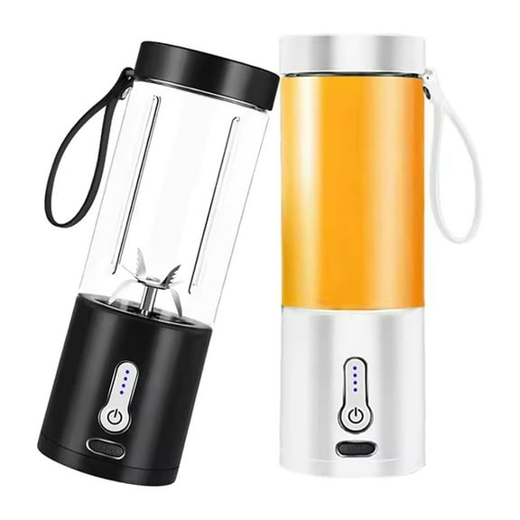 530ML Powerful Portable Blender, USB Type-C Rechargeable Fruit Mixer Machine Mini Juicer Blender Cup