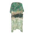 thumbnail image 2 of HELLHERO Lapis Lazuli Grain Kimono Swimsuit Cover up Loose Polyester Long Women Beach Kimono Coverup, 2 of 6