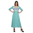 thumbnail image 1 of Moomaya Kurti Robe Longue Imprimée pour Femmes, Haut Indien pour Femmes, 1 of 5