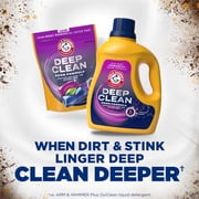 ARM & HAMMER Deep Clean Odor Formula Liquid Laundry Detergent, Radiant Burst, 75 Fl Oz