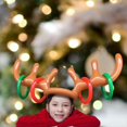 thumbnail image 4 of Juego de lanzamiento de anillos de asta de reno inflable de 2 piezas, suministros para juegos de fiesta de Navidad, juego de gancho de lanzamiento de anillos para niños, adultos, juegos de N, 4 of 5