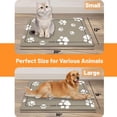 thumbnail image 5 of Dog Food Mat 18"×30" Absorbent Dog Mat for Food and Water Bowls with Waterproof Rubber Backing, No Stains Quick Dry Cat Dog Water Dispenser Mat,Dog Food Mat for Messy Drinkers, 5 of 6