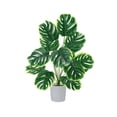 thumbnail image 2 of Planta Bonsai Artificial de Monstera Deliciosa para Interiores con Ramas Ajustables, Follaje Realista, 45cm para Decoración de Hogar, Oficina y Exteriores, 2 of 6