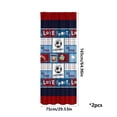 thumbnail image 2 of Kitchen Curtain Set 65 in x 30 in Soccer Ball Design Polyester Door Divider with V-Cro Hook for Washbasin Cabinet Dust Protection, 2 of 6