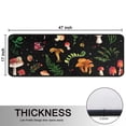 thumbnail image 5 of Kitchen Rugs Sets Of 2,Colorful Mushroom Forest Black Pattern Anti Fatigue Kitchen Mat Rugs Non Slip Washable,Decorative Kitchen Floor Mats for Kitchen,Sink,Laundry,17"x47"+17"x47", 5 of 5