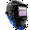 Black&Blue, variant on Welding Helmet Auto Darkening with True Color View, Solar Powered Lens for MIG, TIG, Arc Welding