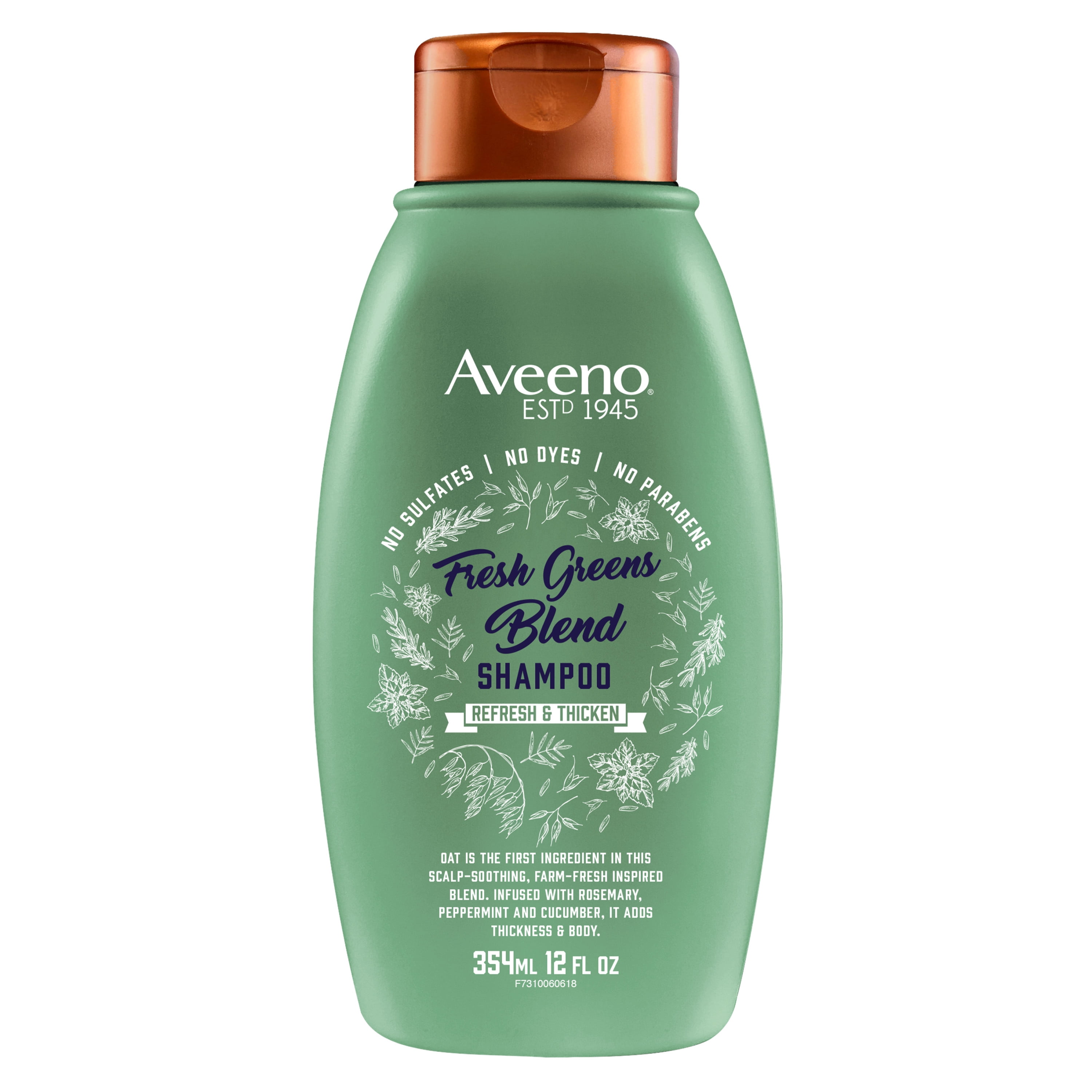 Aveeno Scalp Soothing Fresh Greens Blend Shampoo, 12 fl. oz